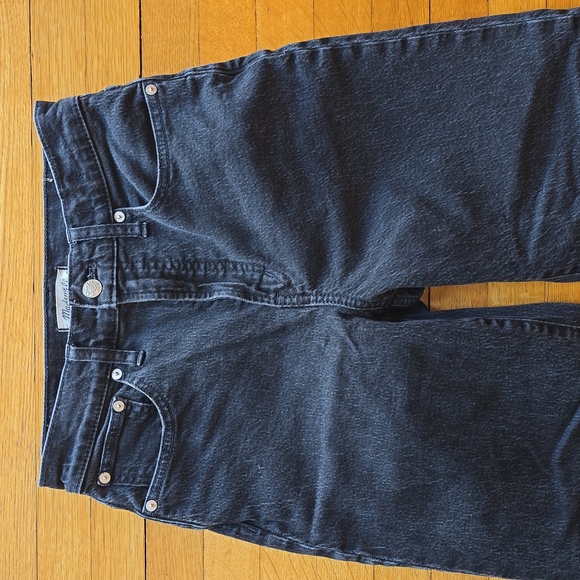 Madewell, The Perfect Vintage Wide-Leg Jean, Black, EUC, Women's 26 - Picture 3 of 16